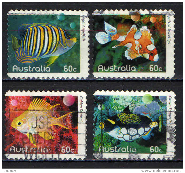 AUSTRALIA - 2010 - PESCI TROPICALI - FISHES - USATI - Usati