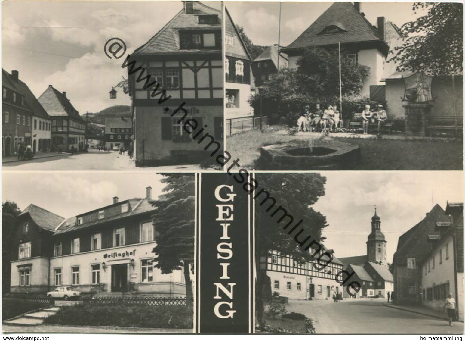 Geising - Foto-AK Grossformat - Verlag R. Kallmer Zwickau - Geising