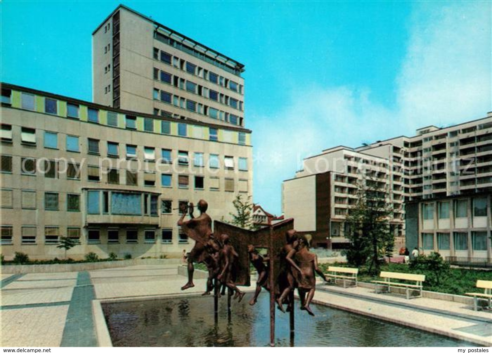 73163663 Hameln Weser Rathaus Stadtverwaltung Brunnen Plastik Afferde - Andere & Zonder Classificatie