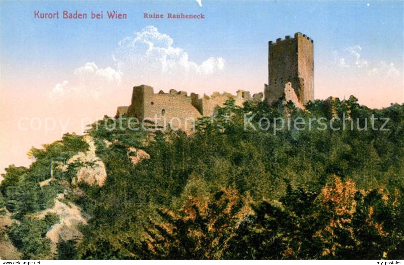 43202417 Baden_Wien Ruine Rauheneck Baden_Wien - Sonstige & Ohne Zuordnung