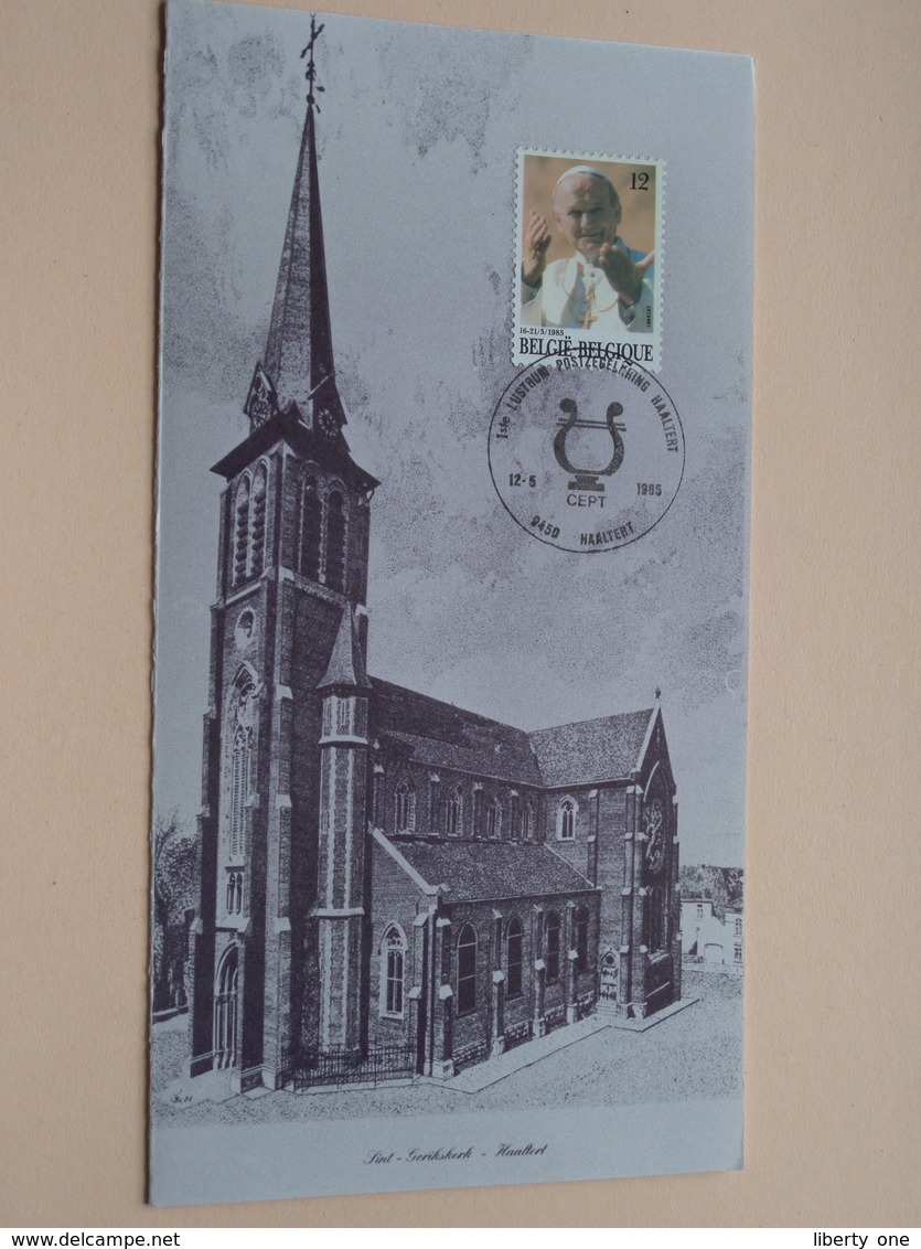 Postzegelkring HAALTERT 1ste Lustrum / Stamp HAALTERT 12-5-1985 Stempel ! - Cartes Souvenir – Emissions Communes [HK]