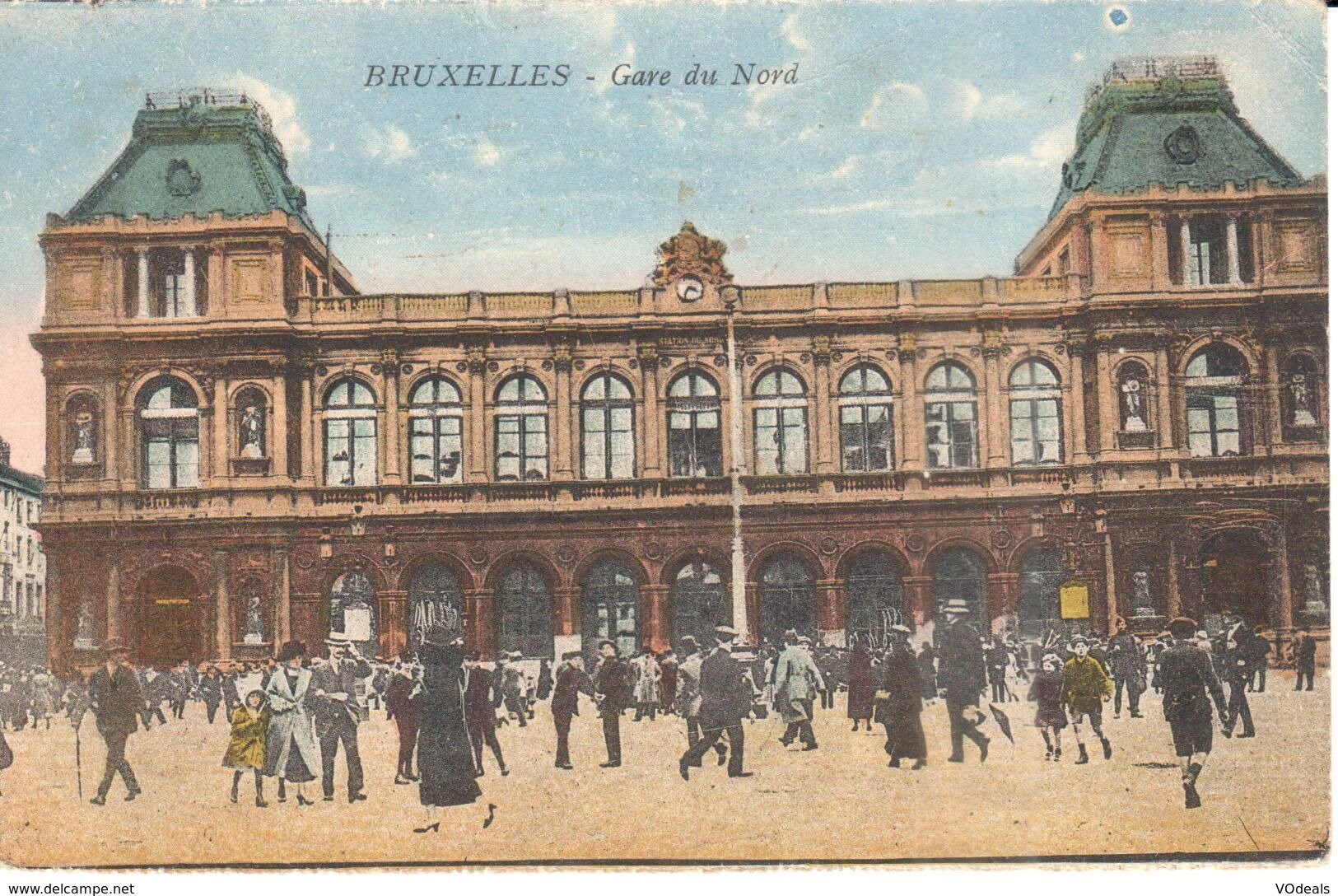 Bruxelles - CPA - Brussel - Gare Du Nord - Chemins De Fer, Gares