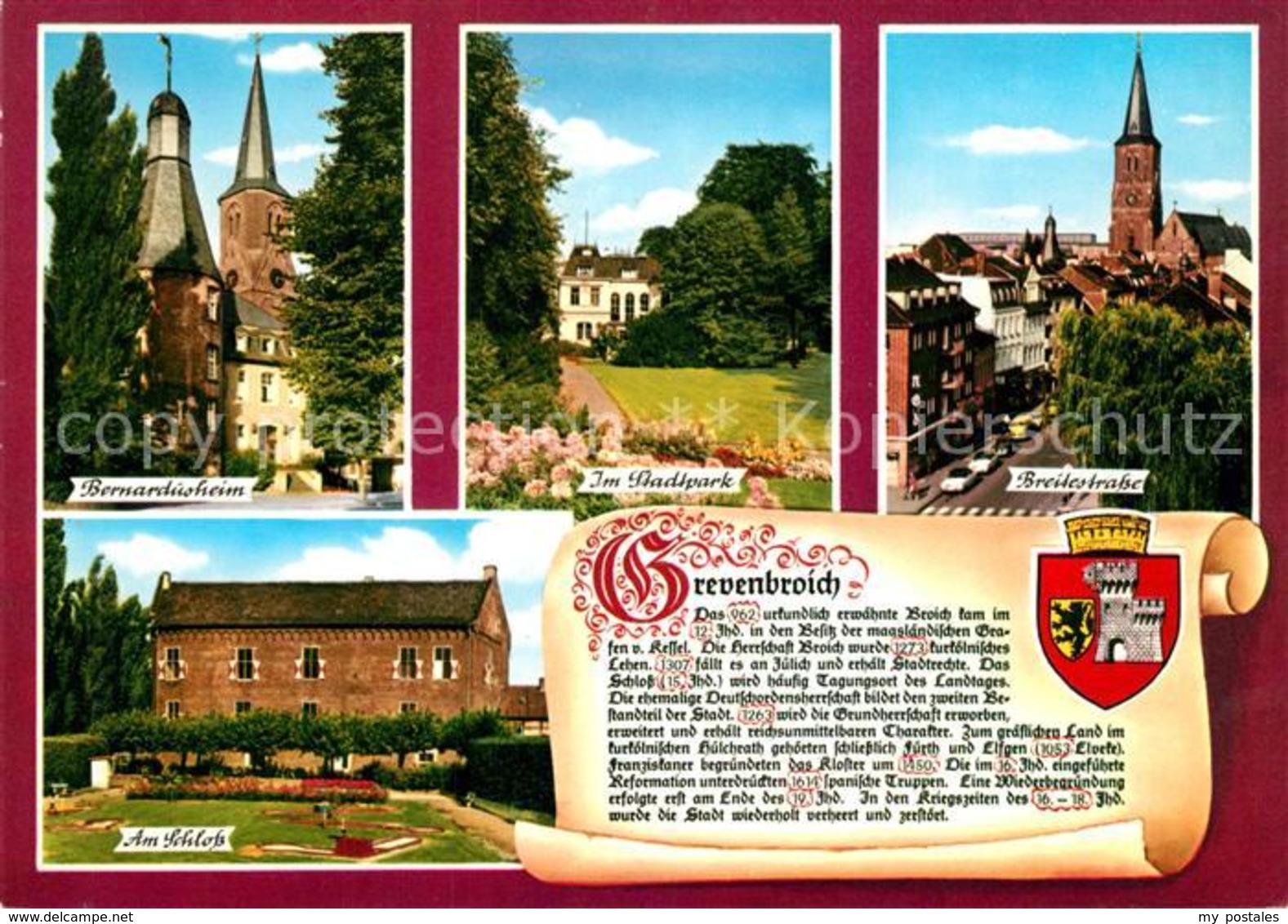 73210059 Grevenbroich Schloss Stadtpark Breitestrasse Bernardusheim Grevenbroich - Grevenbroich