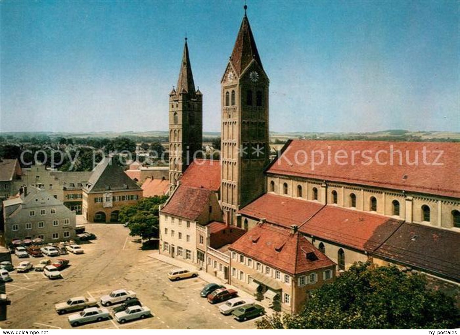 73177908 Moosburg_Isar Kastulusmuenster Und Plan Moosburg Isar - Sonstige & Ohne Zuordnung