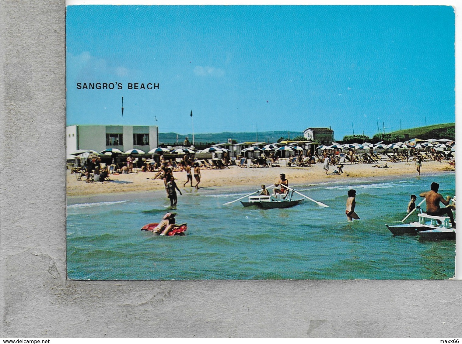 CARTOLINA NV ITALIA - TORINO DI SANGRO (CH) - Lido Le Morge - Stabilimento Balneare Sangro's Beach - 10 X 15 - Chieti