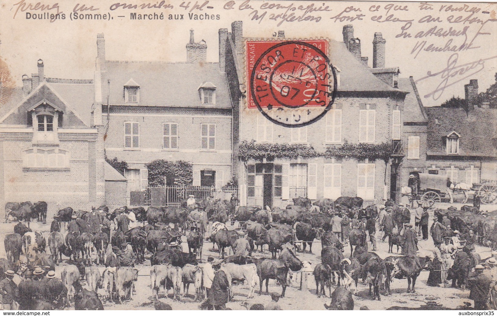 DOULLENS - MARCHE AUX VACHES - 80 - Doullens