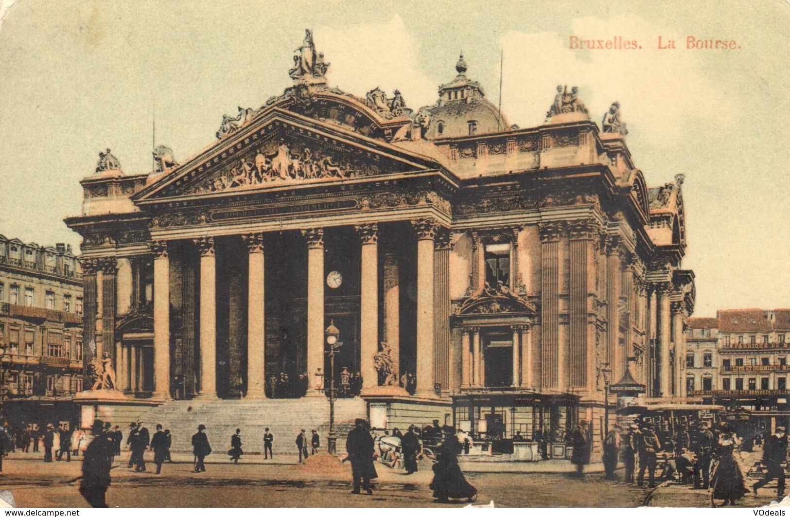 Bruxelles - CPA - Brussel - La Bourse - Bossen, Parken, Tuinen