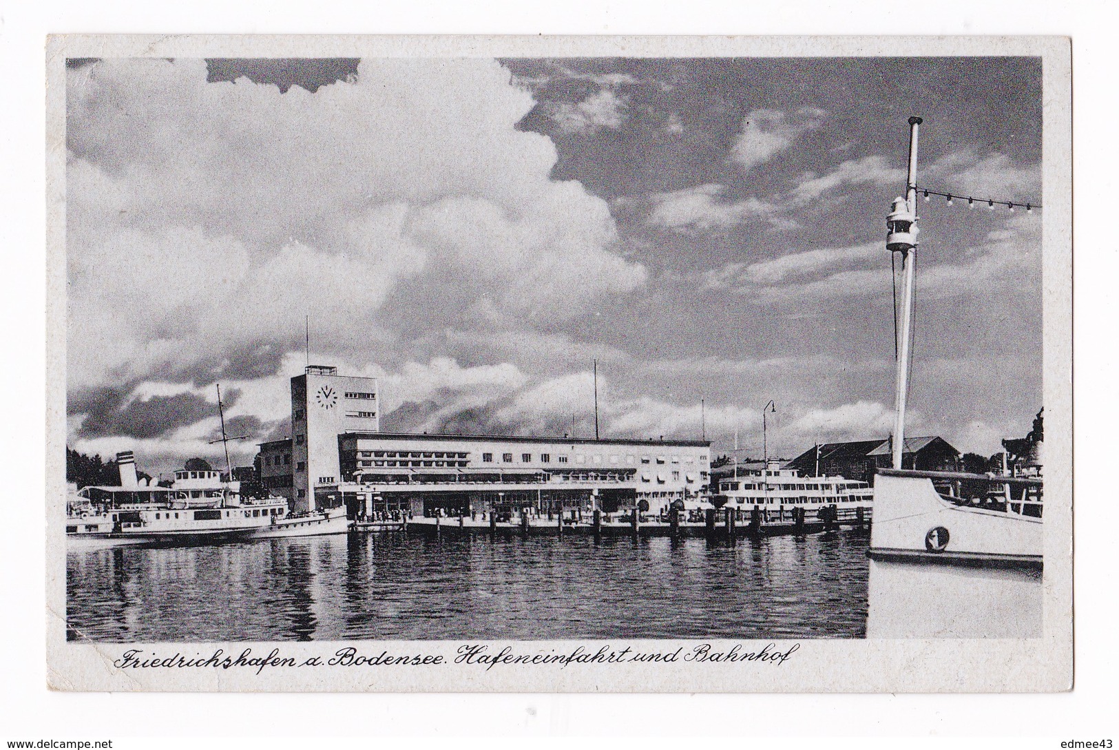 Jolie CP Allemagne, Friedrichshafen. A Voyagé En 1946 - Friedrichshafen