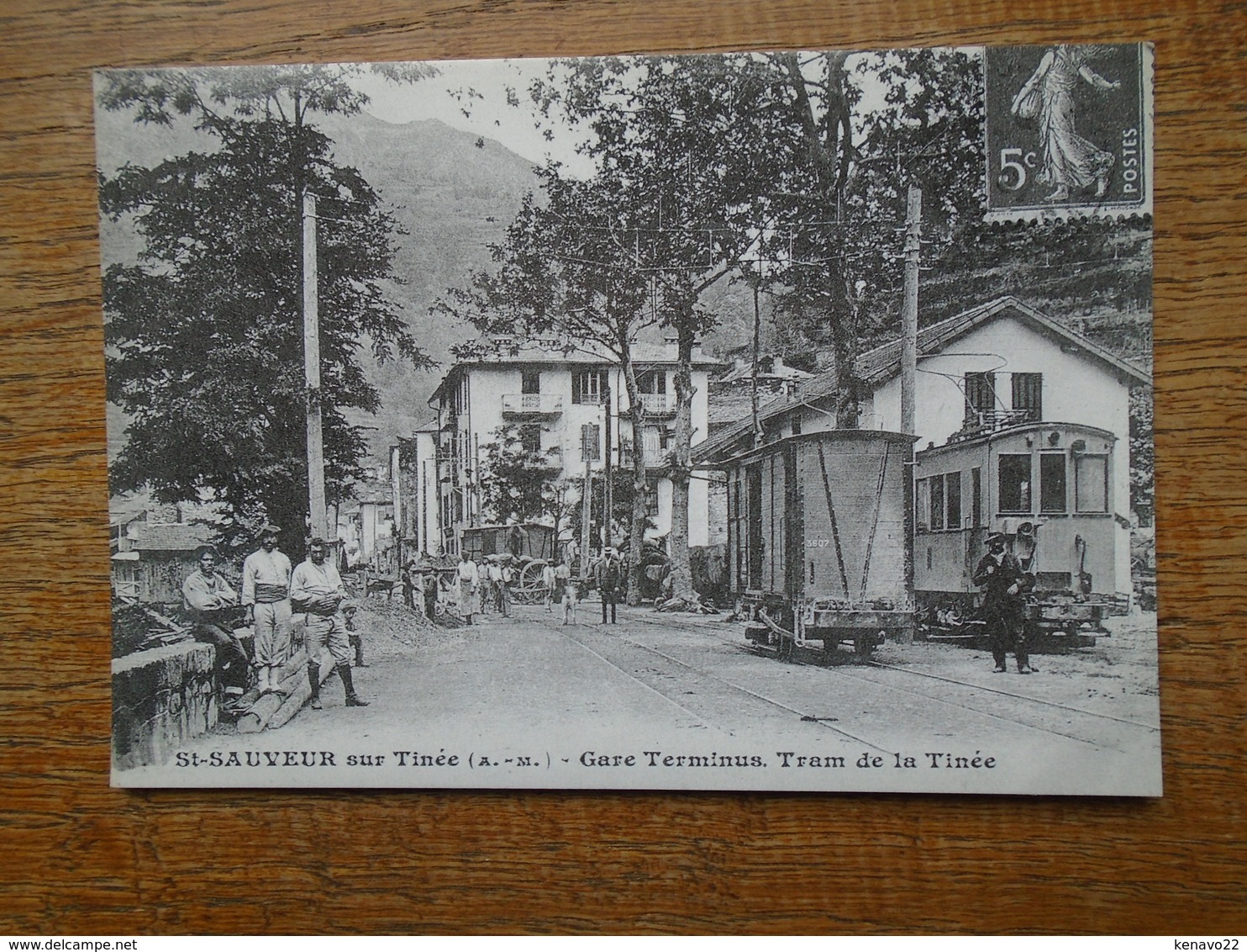 Repro , St-sauveur Sur Tinée , Gare Terminus Tram De La Tinée - Otros & Sin Clasificación