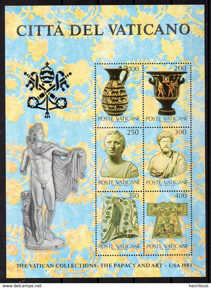 VATICAN Timbres Neufs ** De1983  ( Ref 5296 )  Art Antiquités - Blocchi E Foglietti