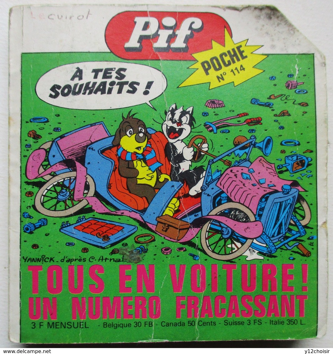 PIF POCHE N° 114  PIF - Pif & Hercule