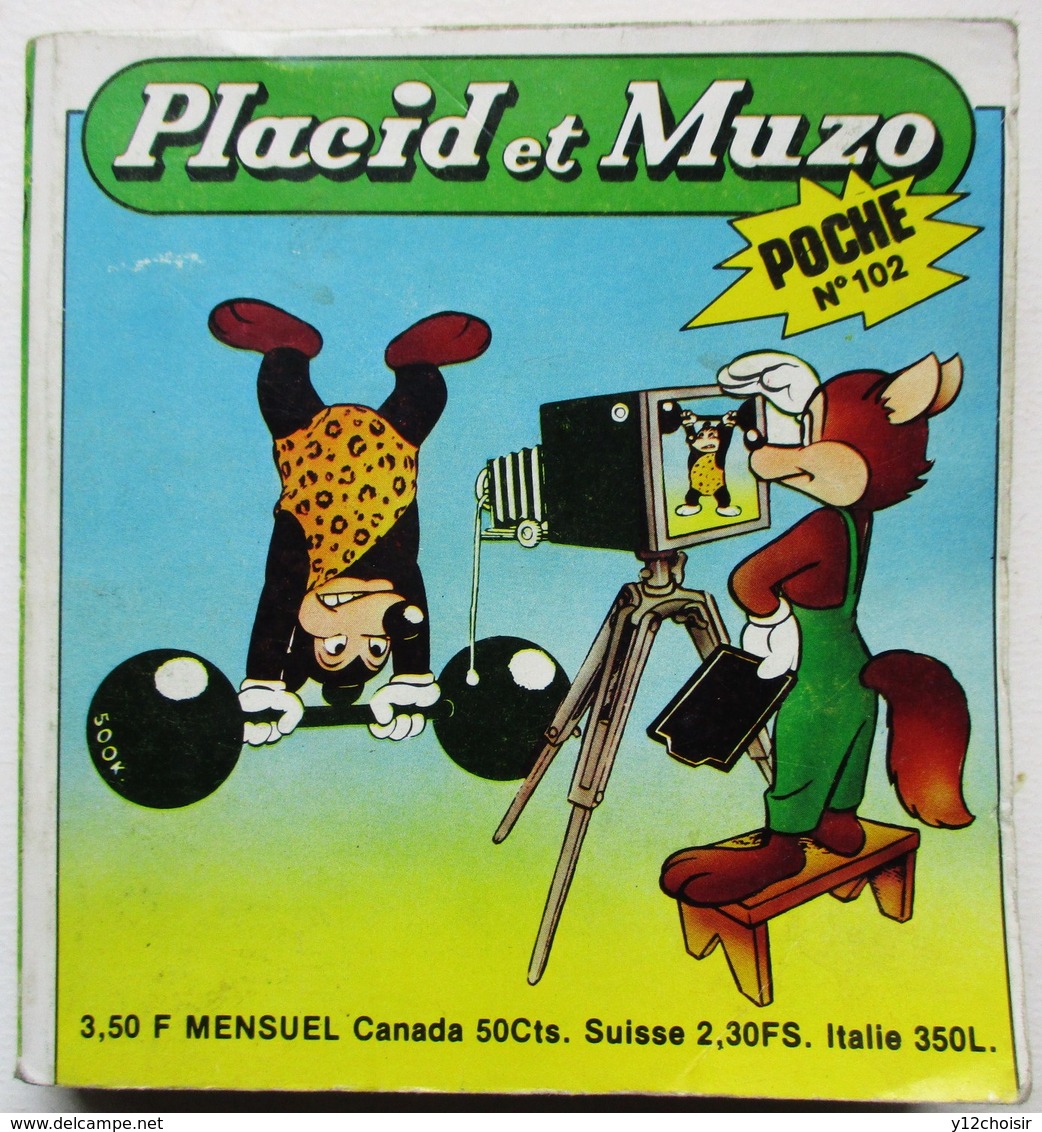 PLACID ET MUSO POCHE N° 102  PIF - Pif & Hercule