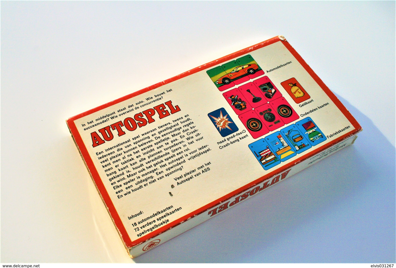 Speelkaarten - Kwartet, Autospel, ASS, *** - Vintage 1970 - Kartenspiele (traditionell)
