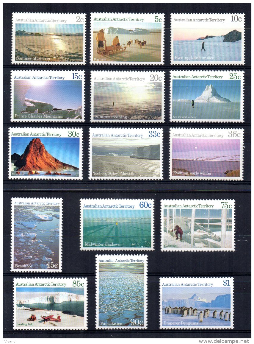 Australian Antarctic Territory - 1984/87 - Atarctic Scenes - MNH - Neufs
