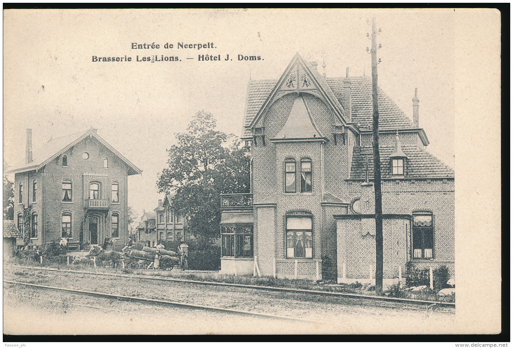 BELGIQUE NEERPELT BRASSERIE LES LIONS HOTEL J.DOMS - Neerpelt