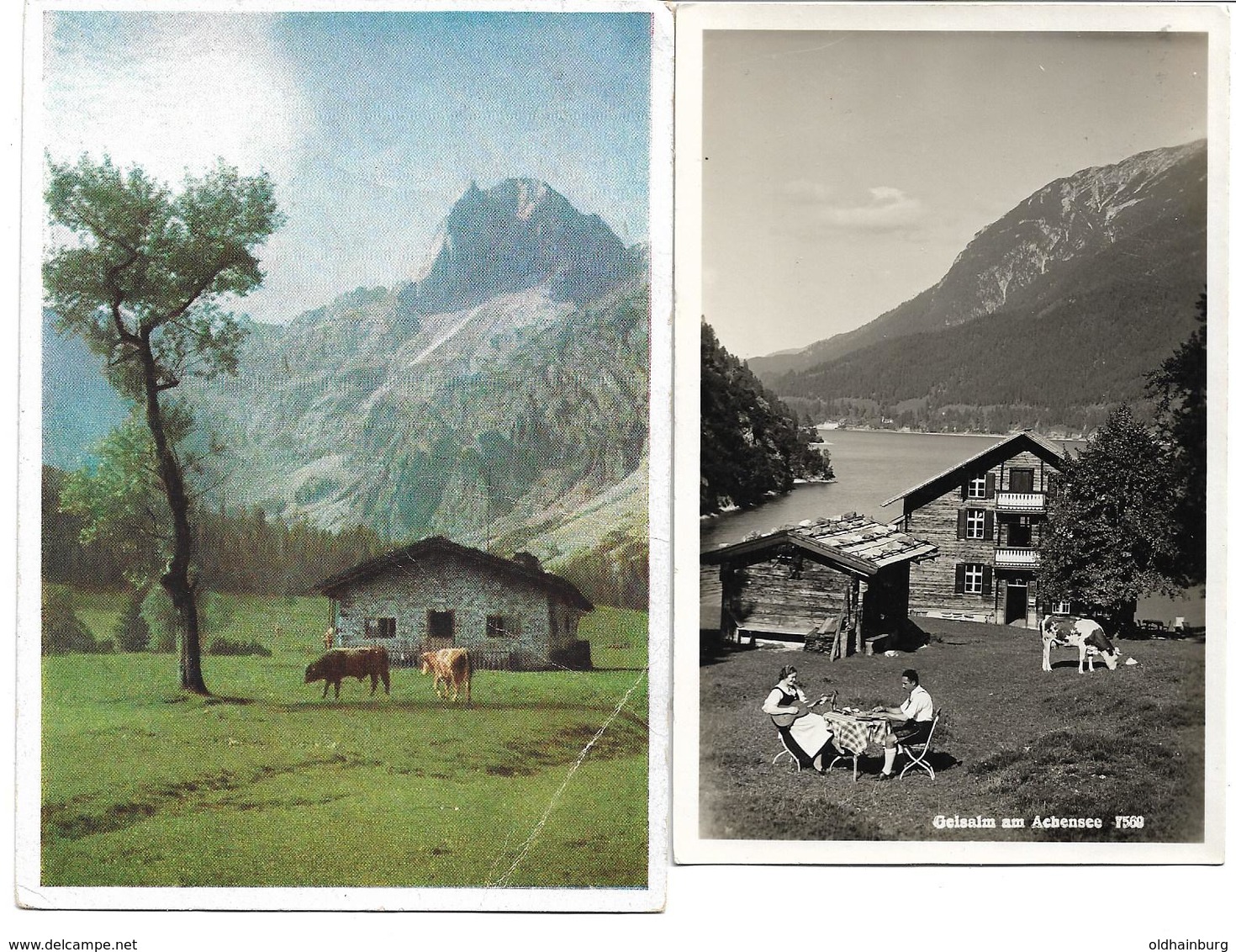 5001x: Urlaubskorrespondenz 2 AKs Aus Pertisau 1950 - Pertisau