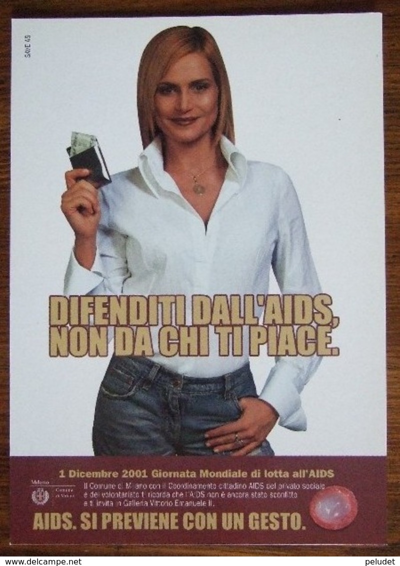 Defend Yourself From AIDS Carte Postale - Health