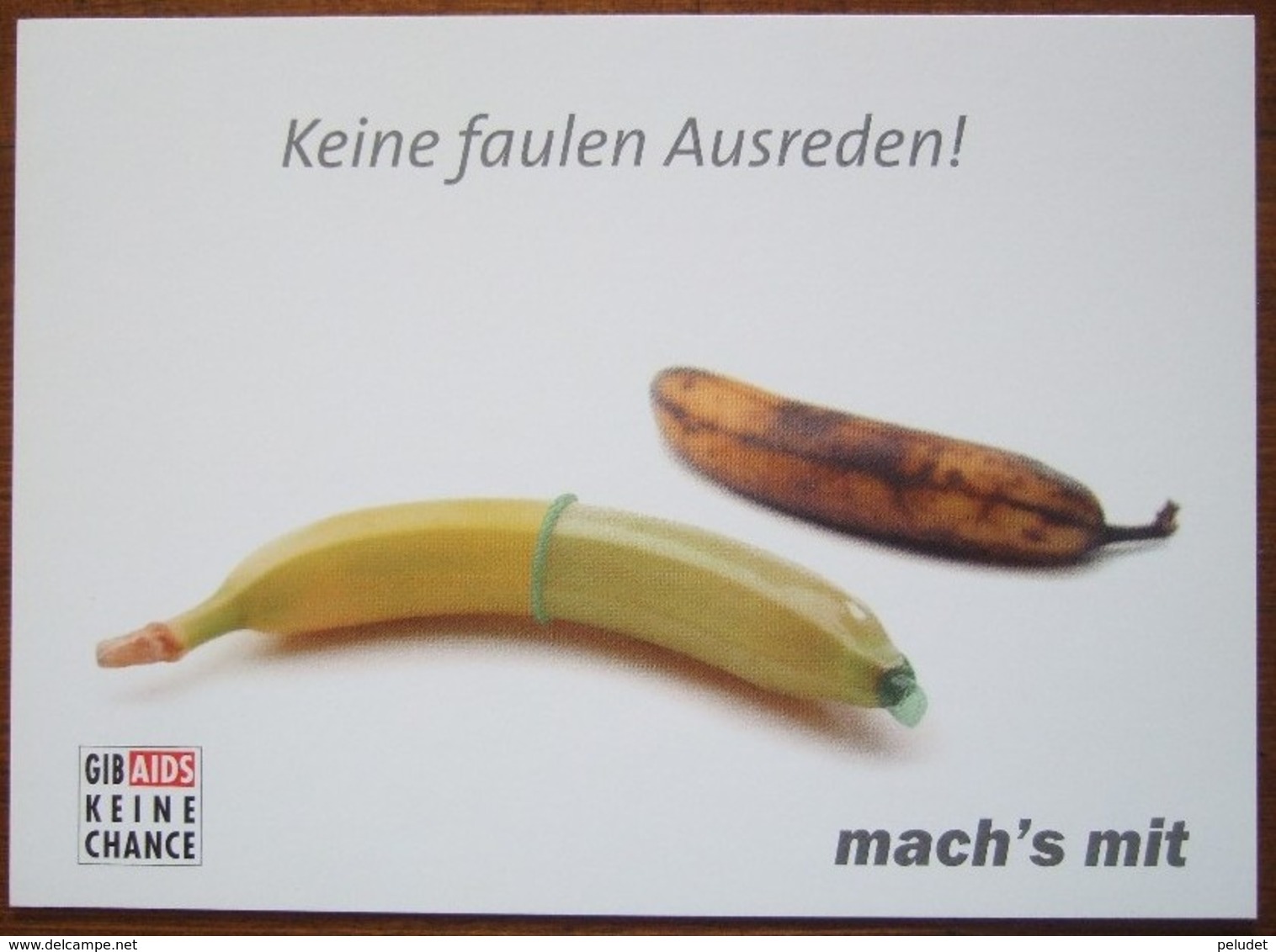 Gib AIDS Keine Chance Carte Postale - Salud