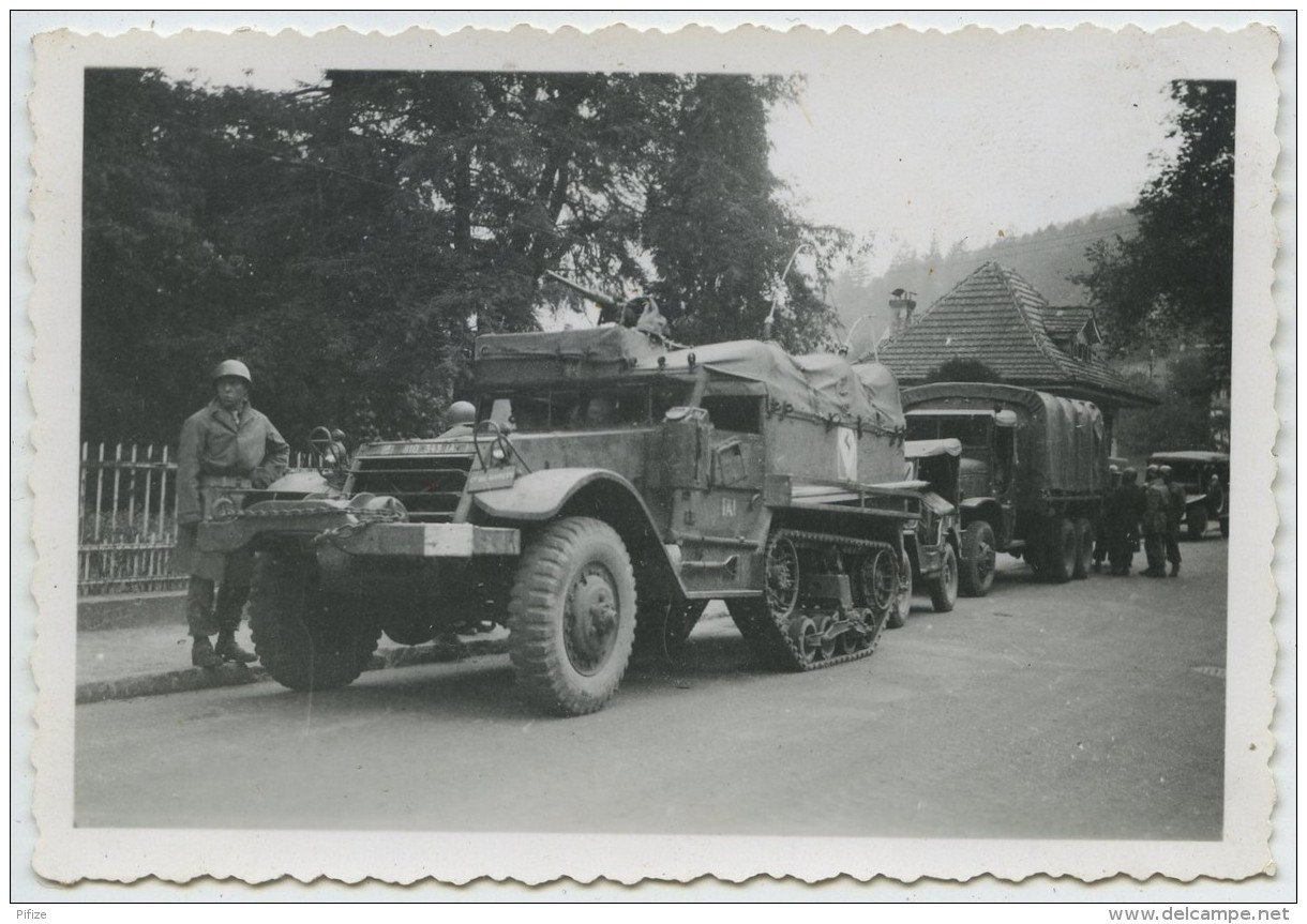 Autochenille . Half-track . Occupation Alliée En Allemagne . - War, Military