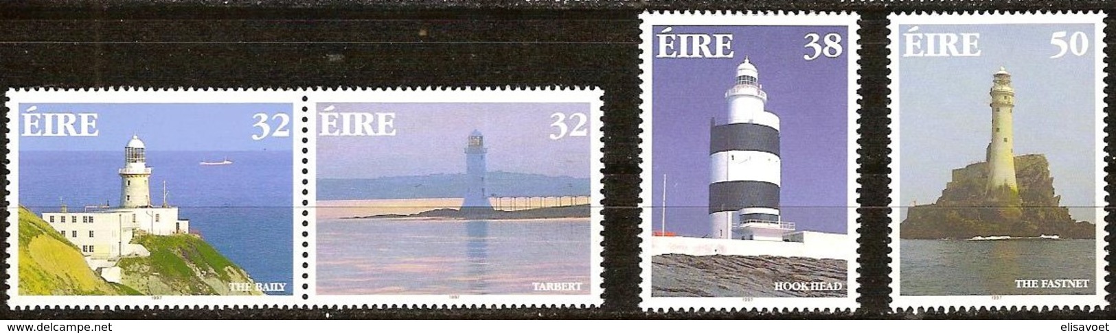 Irlande Ireland Ierland 1997  Yvertn° 1010-1013 *** MNH Cote 7,00 Euro Fhares Vuurtorens - Neufs