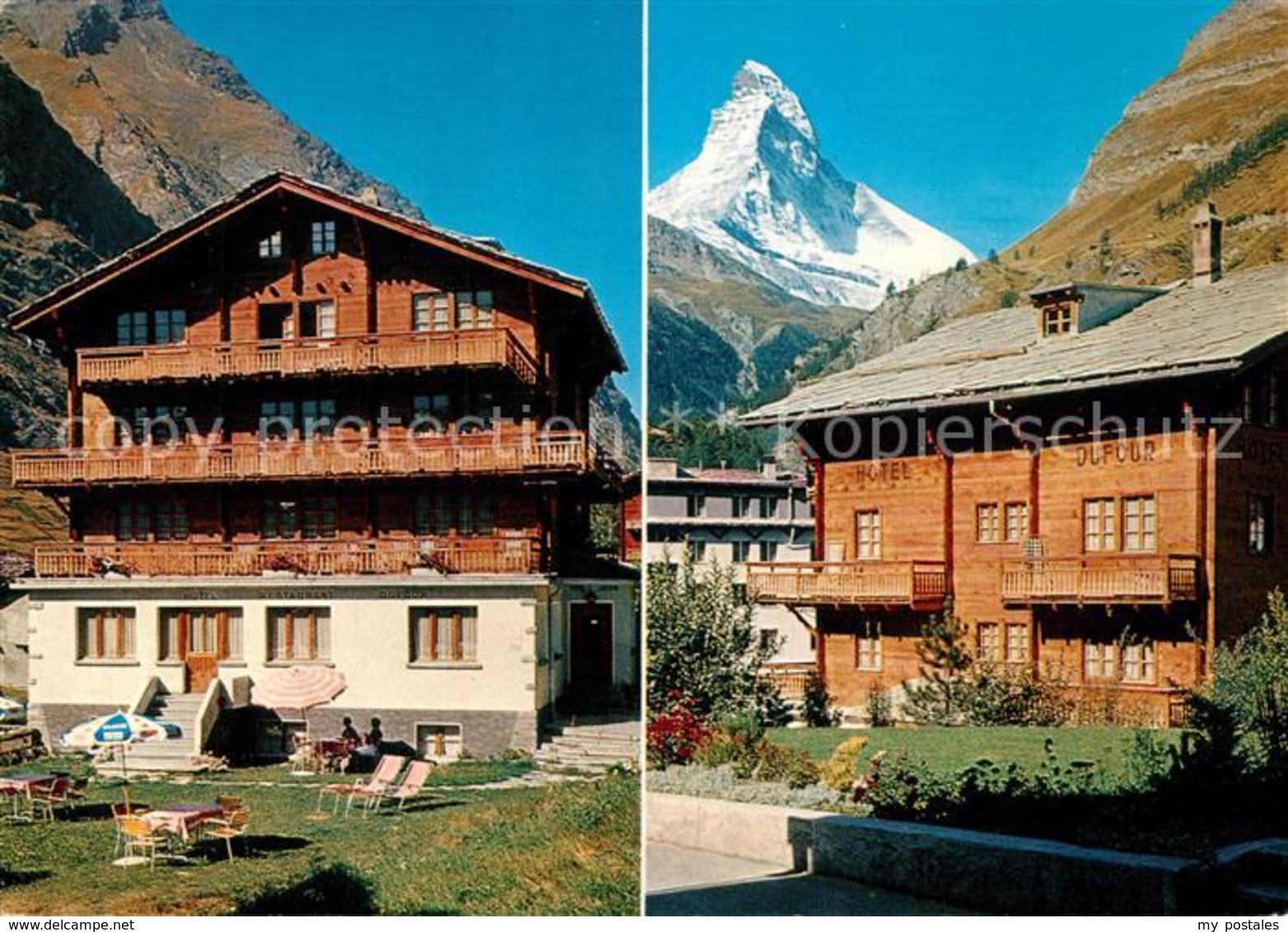 13216988 Zermatt_VS Hotel Dufour Mit Matterhorn Zermatt_VS - Matt