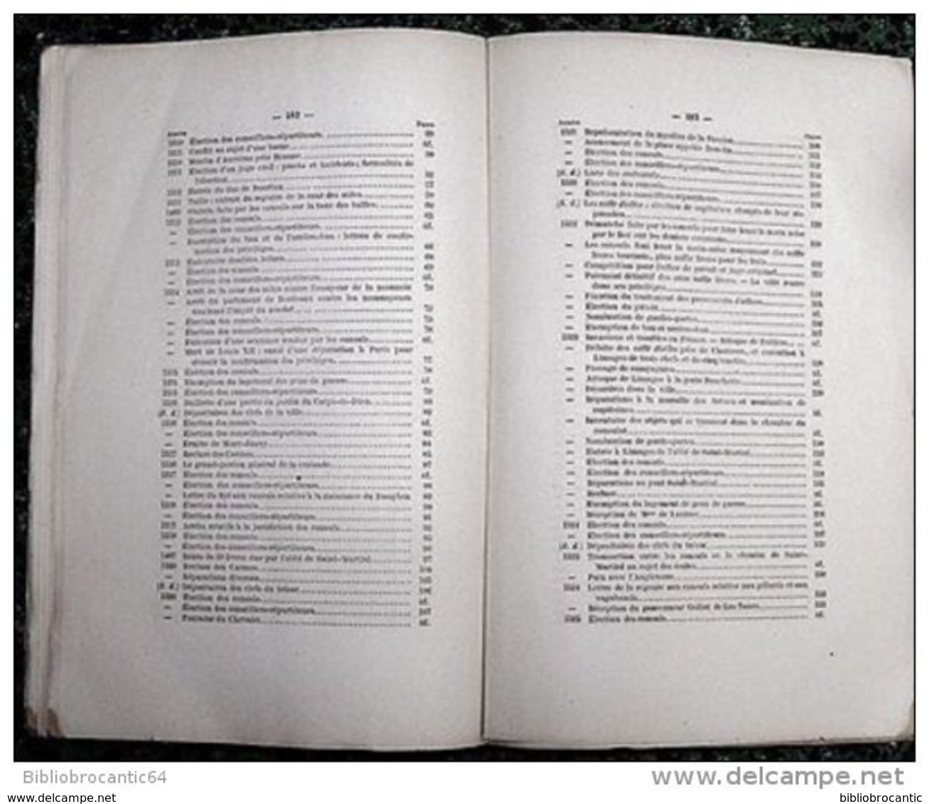 "REGISTRES CONSULAIRES DE LA VILLE DE LIMOGES" < 1ere Partie 1504-1552