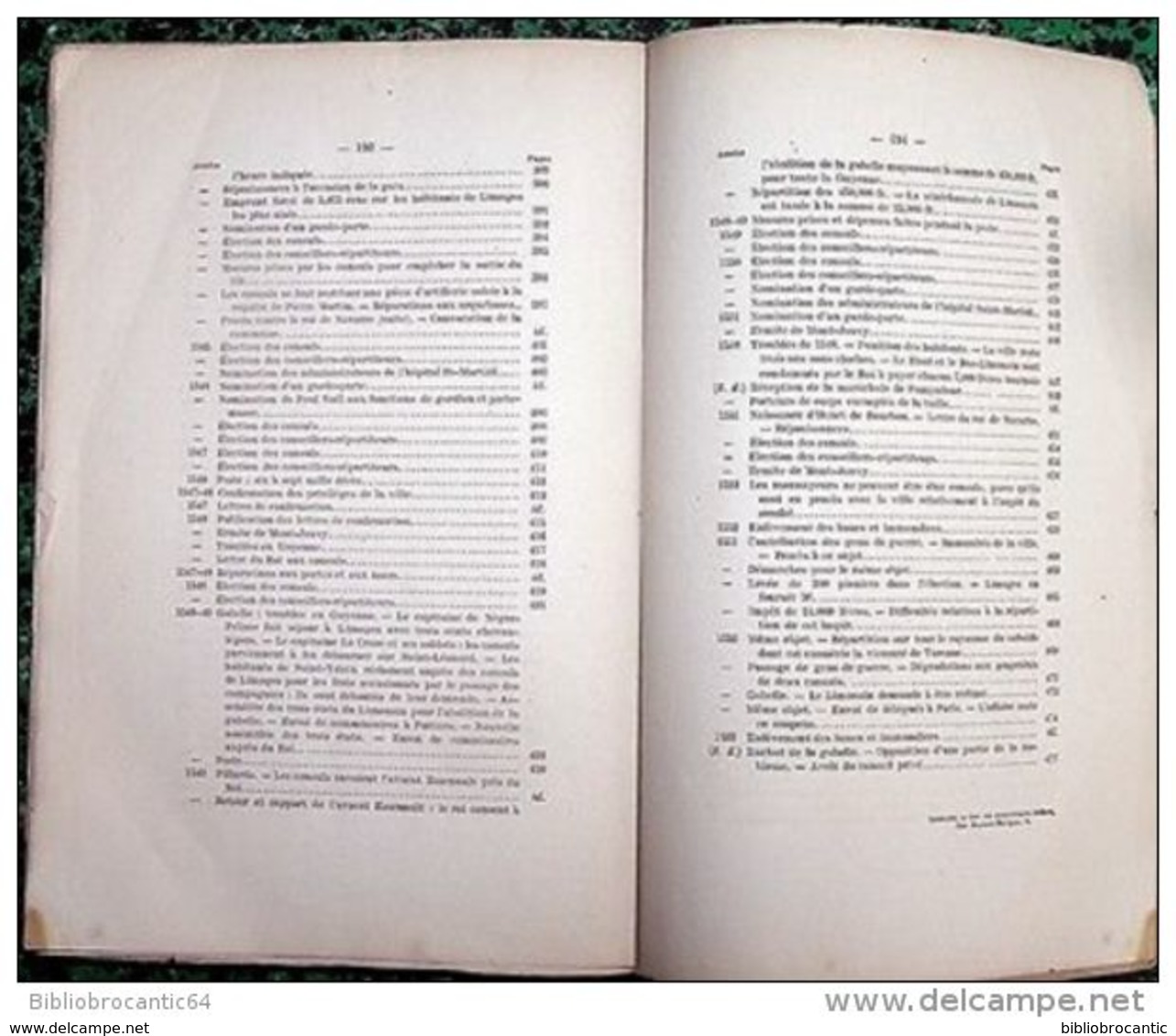 "REGISTRES CONSULAIRES DE LA VILLE DE LIMOGES" < 1ere Partie 1504-1552