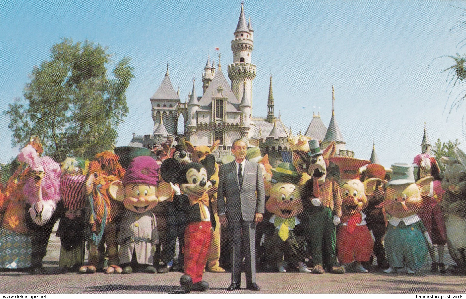 Postcard It All Started With A Mouse Walt Disney Mickey Mouse & Characters At Disneyland My Ref  B12063 - Disneyland