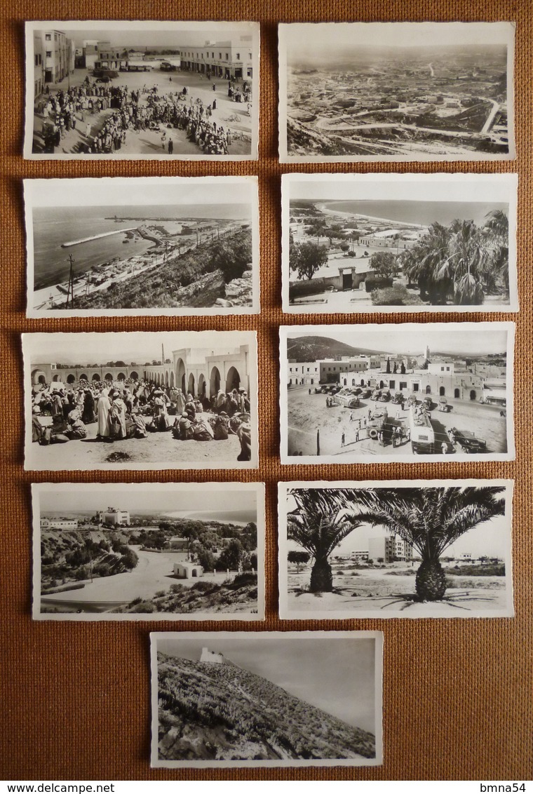 Agadir, Lot De 9 Authentiques Photographies D’époque (fin Années 1950) - Afrique