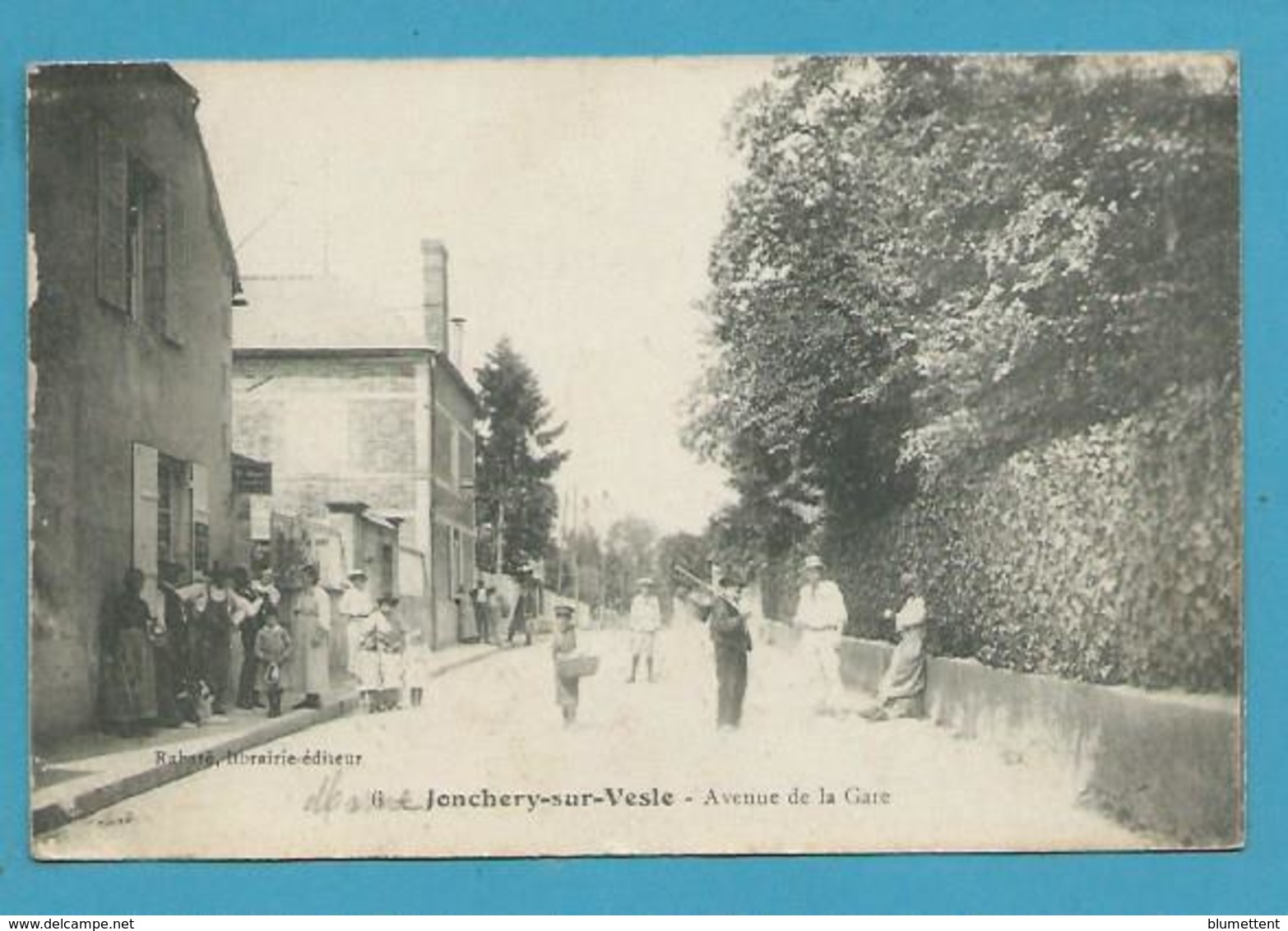 CPA 6 - Avenue De La Gare JONCHERY-SUR-VESLE  51 - Jonchery-sur-Vesle