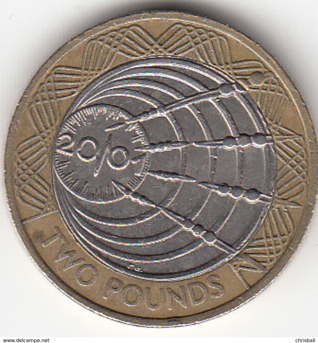 Great Britain UK £2 Two Pound Coin (Marconi) - Circulated - 2 Pounds