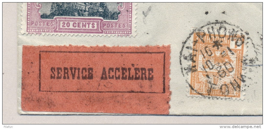 Indochine - 1930 - 4 Stamps On R-cover From HaiPhong - Par Malle Aerienne Hollandaise - To Paris / France - Brieven En Documenten