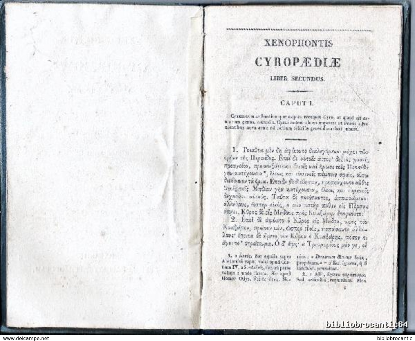 *XENOPHONTIS CYROPAEDIAE* 1833 - Livres Anciens