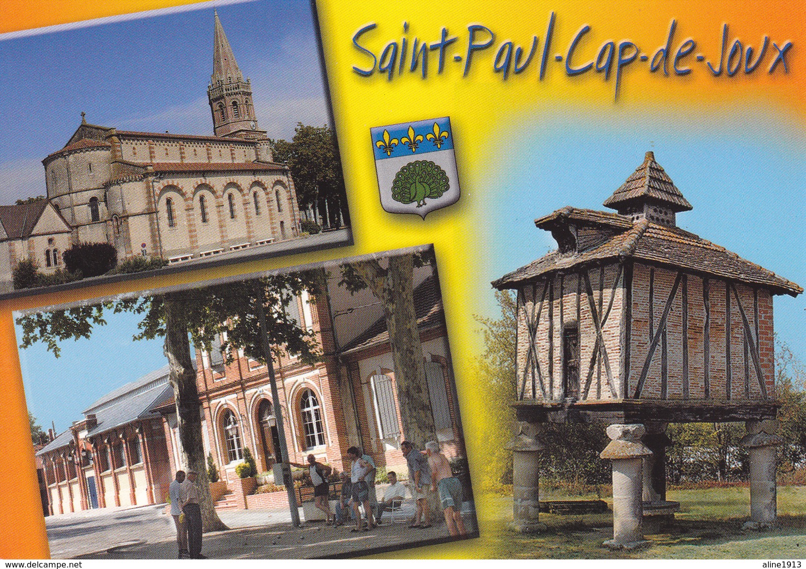 81  SAINT PAUL CAP DE JOUX / MULTIVUES / PIGEONNIER / BLASON - Saint Paul Cap De Joux