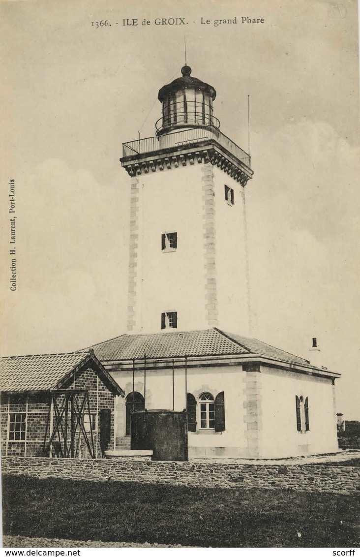 Ile De Groix - Le Grand Phare. Rare Gros Plan - Groix