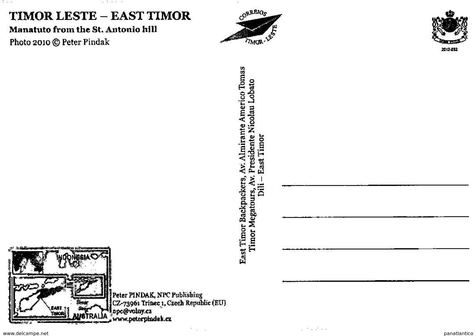 TIMOR LESTE,  MANATUTO FROM THE ST.ANTONIO HILL  [40603] - Timor Oriental