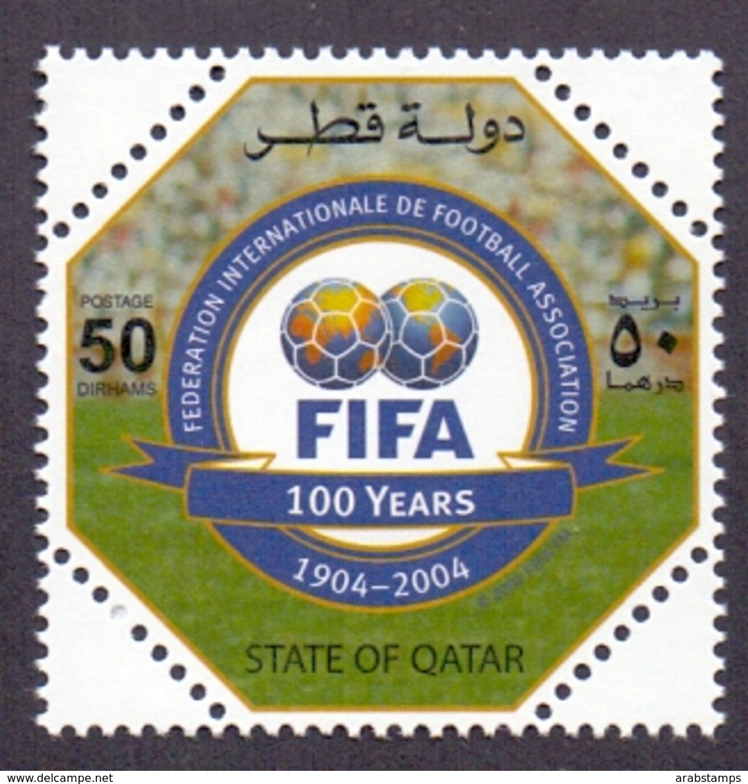 2004 QATAR FIFA 1 Values MNH - Qatar