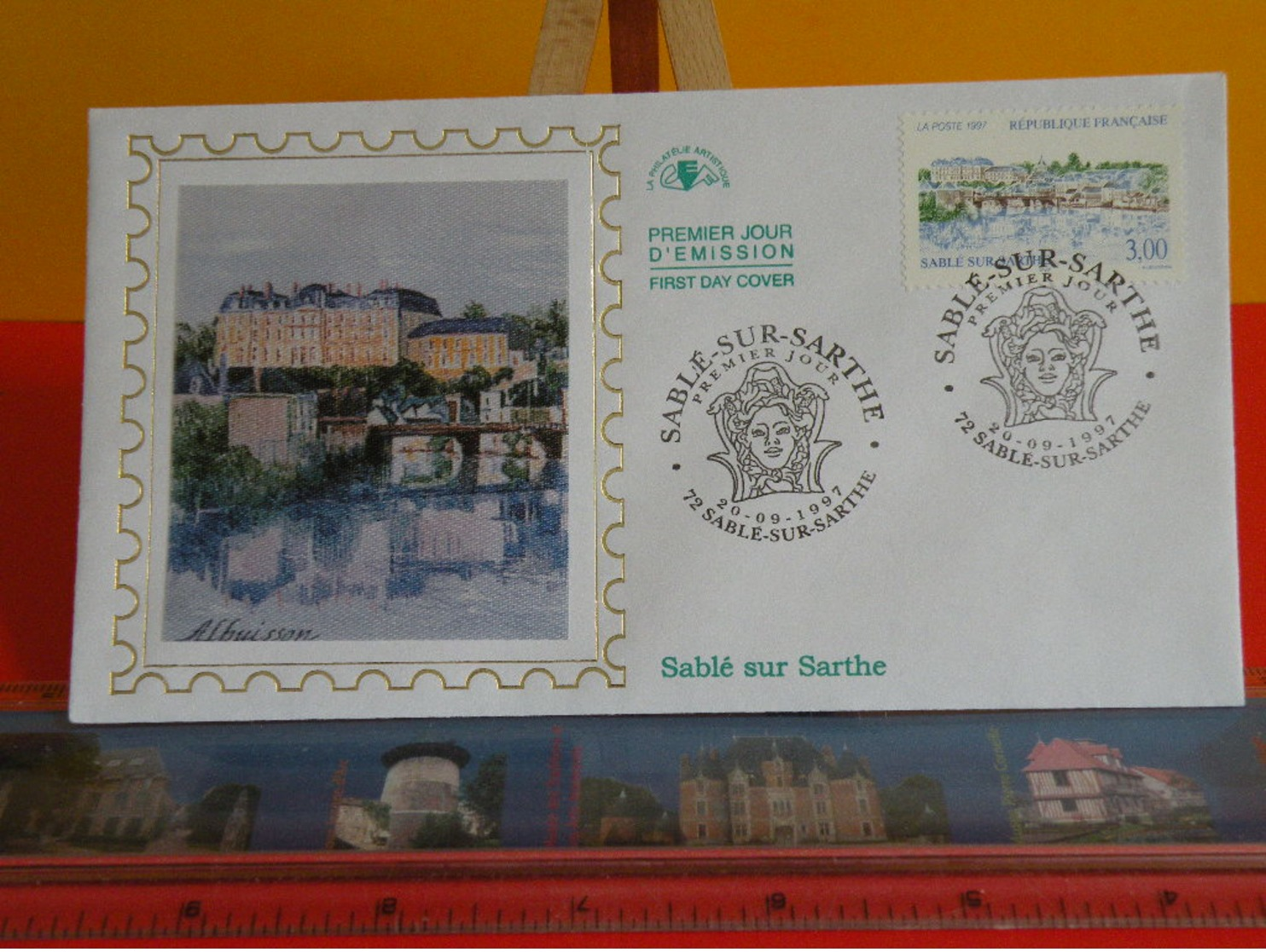 Sablé Sur Sarthe De Albuisson Peinture < Sablé Sur Sarthe (72) > 20.9.1997 < FDC 1er Jour > Coté 2,70€ - 1990-1999