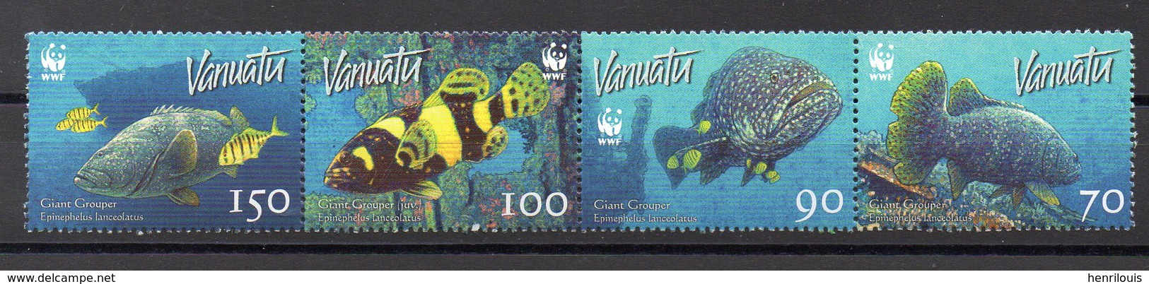 VANUATU  Timbres Neufs ** ( Ref 5308 )  Animal- Mer - Poisson - Vanuatu (1980-...)