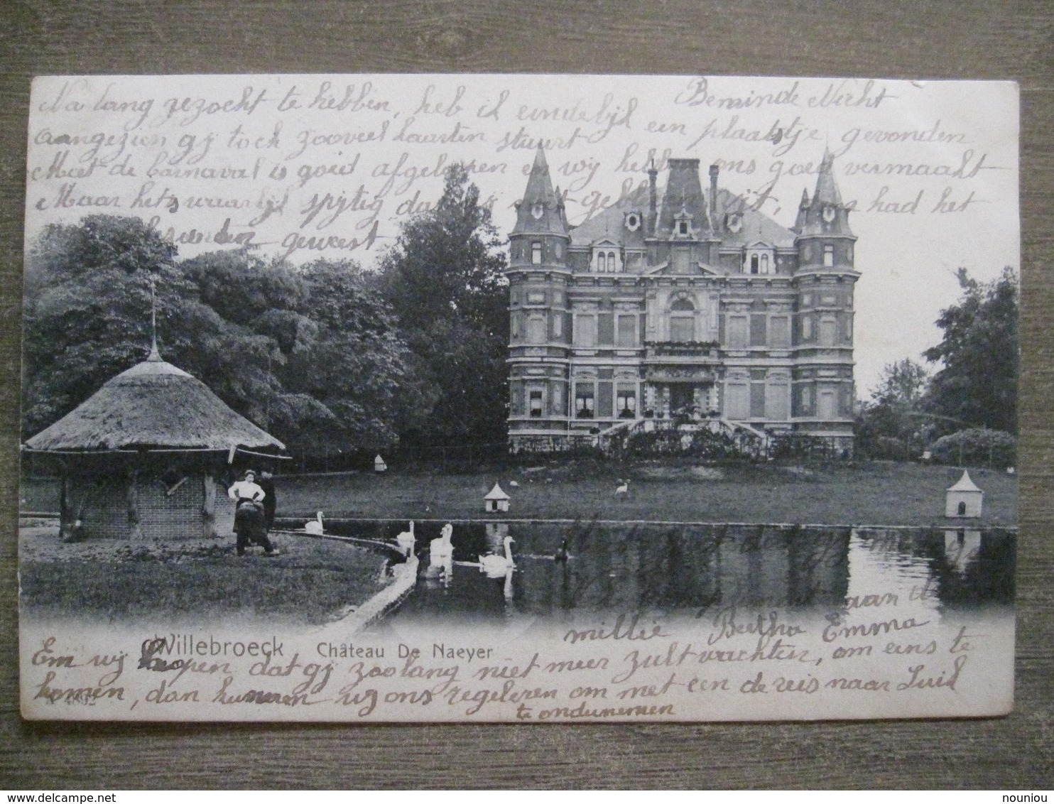Cpa Willebroek Willebroeck - Château De Naeyer - 1905 - Willebroek
