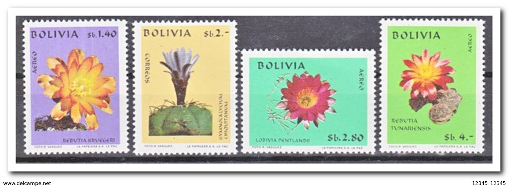 Bolivië 1971, Postfris MNH, Flowers, Cacti - Bolivië