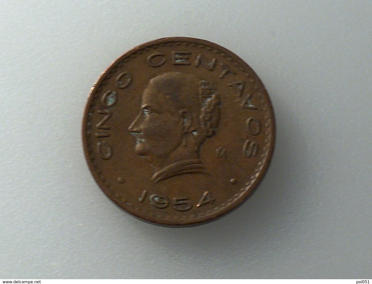 MEXIQUE 5 Centavos 1954 - Mexique