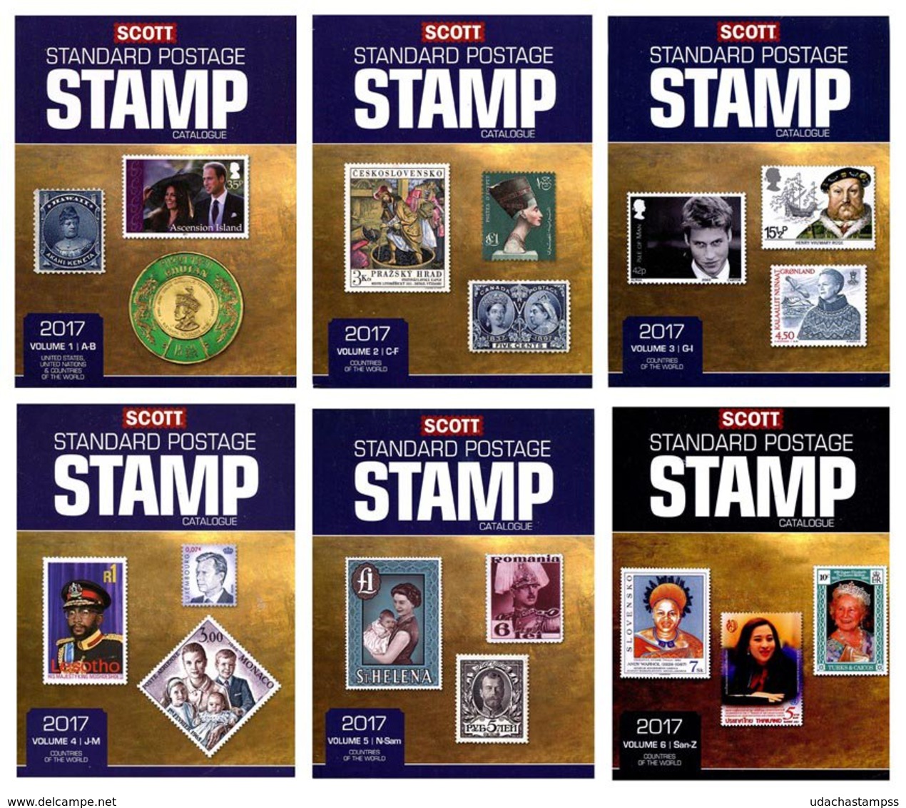 SCOTT STAMPS CATALOG Catalogue 2017 SET (A - Z)  In 3 DVD - PDF . Ship To Your Email Fast ! - Altri & Non Classificati