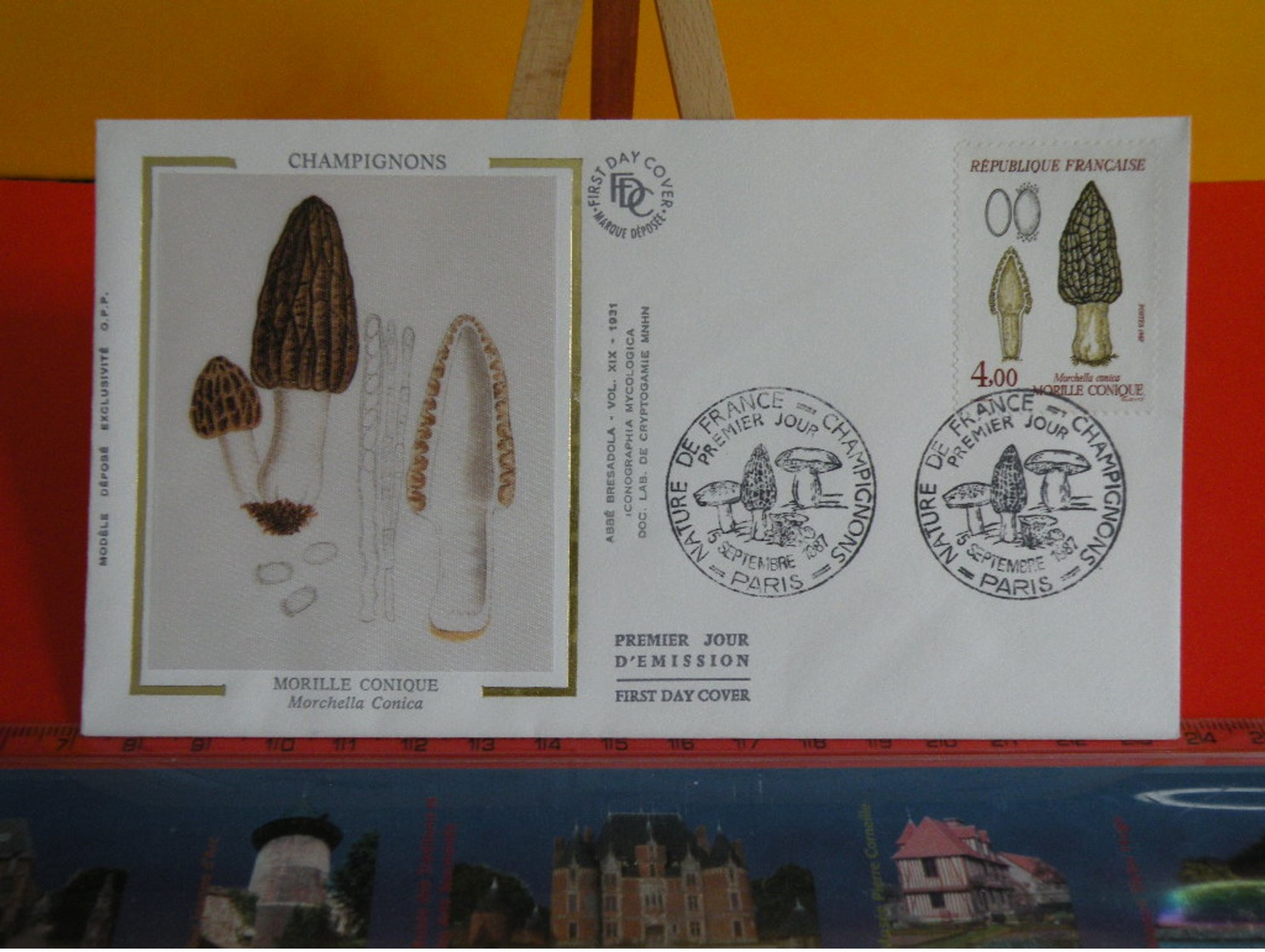 Nature De France Les Champignons < Paris (75) > 5.9.1987 < Lot 4 FDC 1er Jour > Coté 10€ - 1980-1989