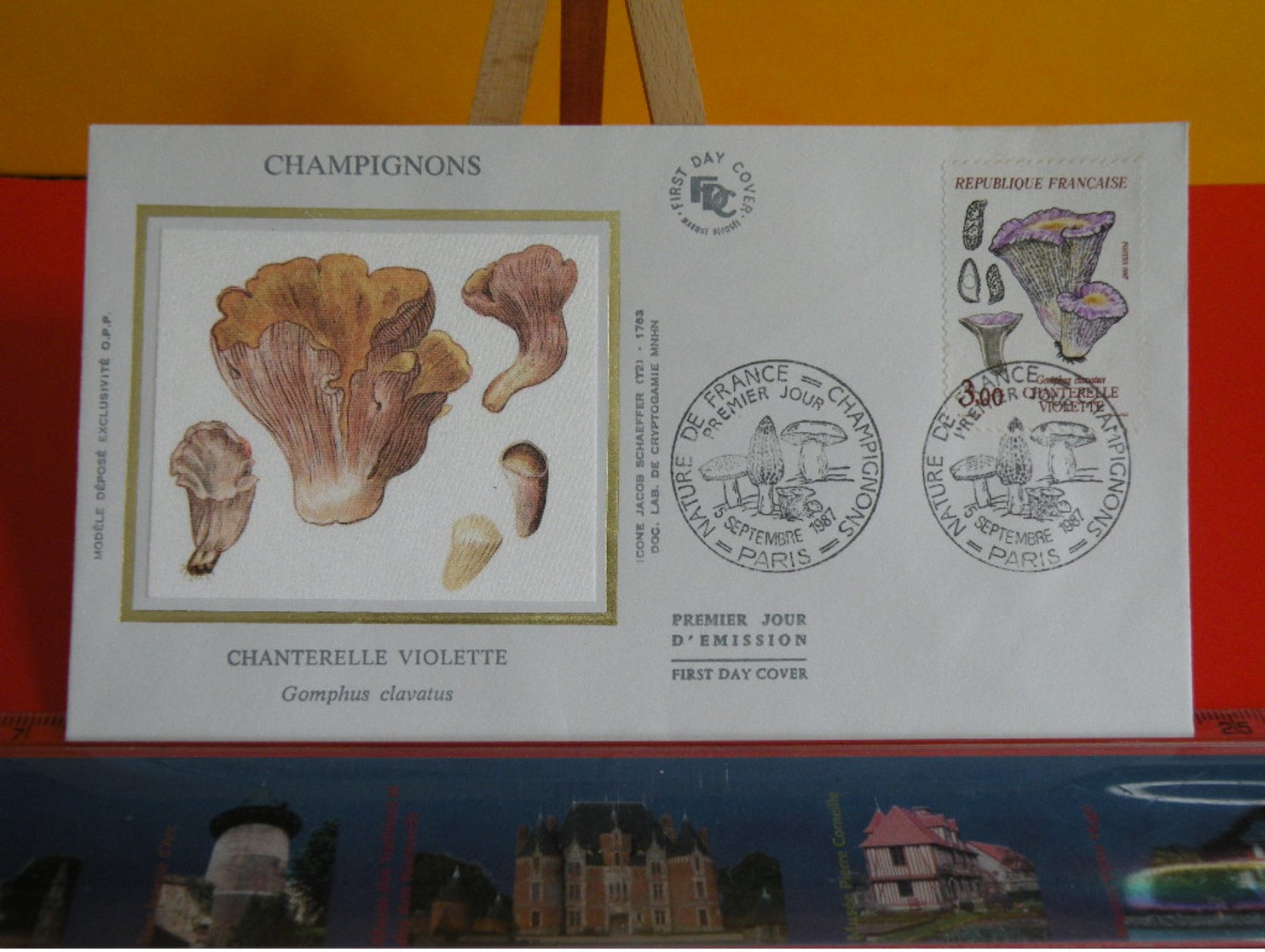 Nature De France Les Champignons < Paris (75) > 5.9.1987 < Lot 4 FDC 1er Jour > Coté 10€ - 1980-1989