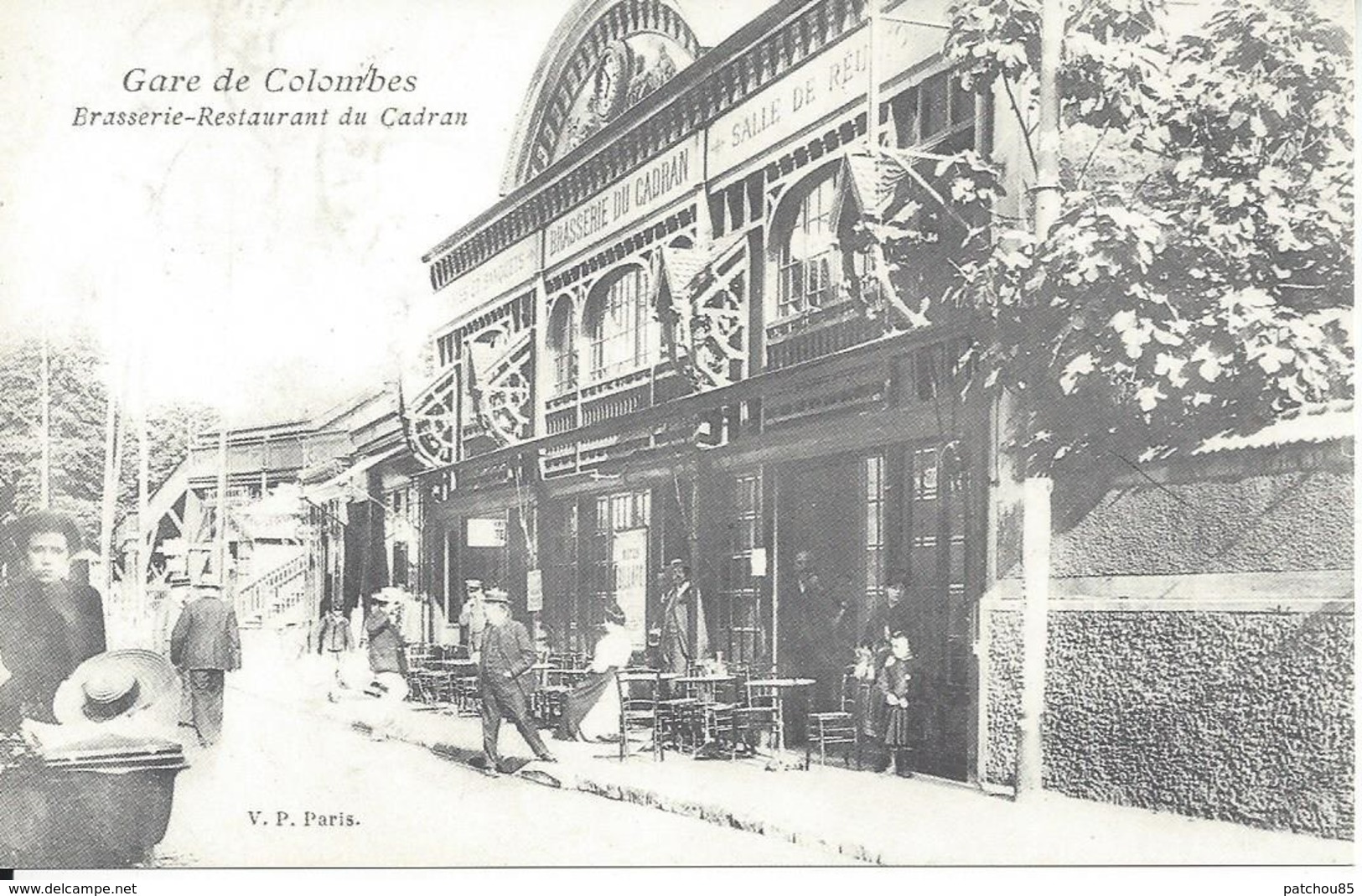 CPA  France   92  Haut De Seine  Gare De Colombes  Brasserie Restaurant Du Cadran - Colombes