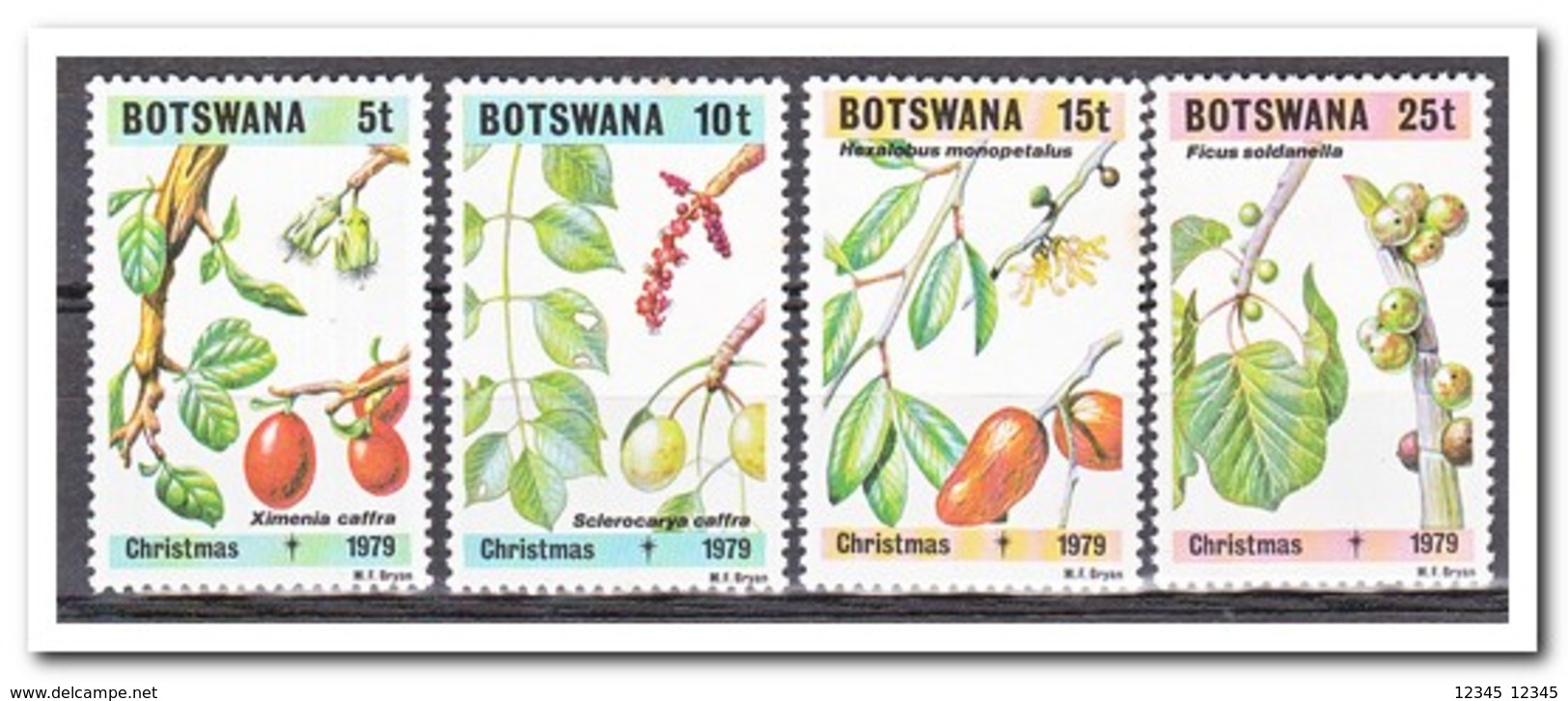 Botswana 1979, Postfris MNH, Trees, Plants, Christmas - Botswana (1966-...)