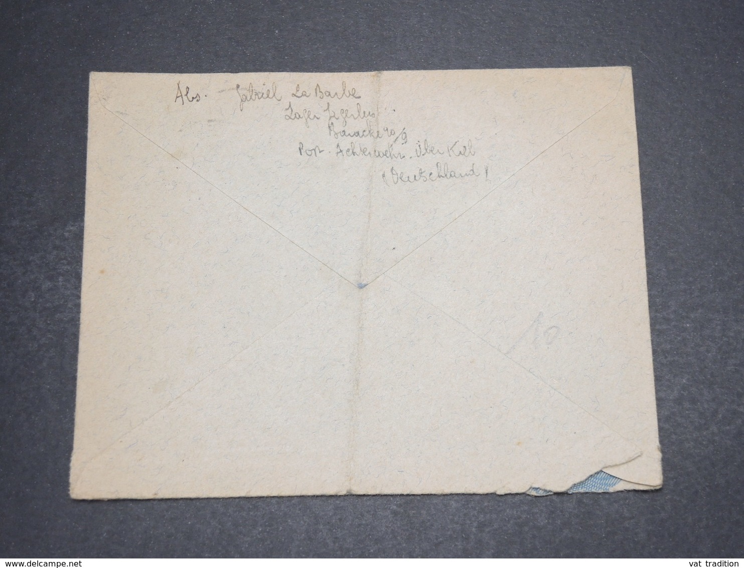 ALLEMAGNE - Enveloppe De Kiel Pour La France En 1943 Avec Contrôle Postal - L 16215 - Lettres & Documents