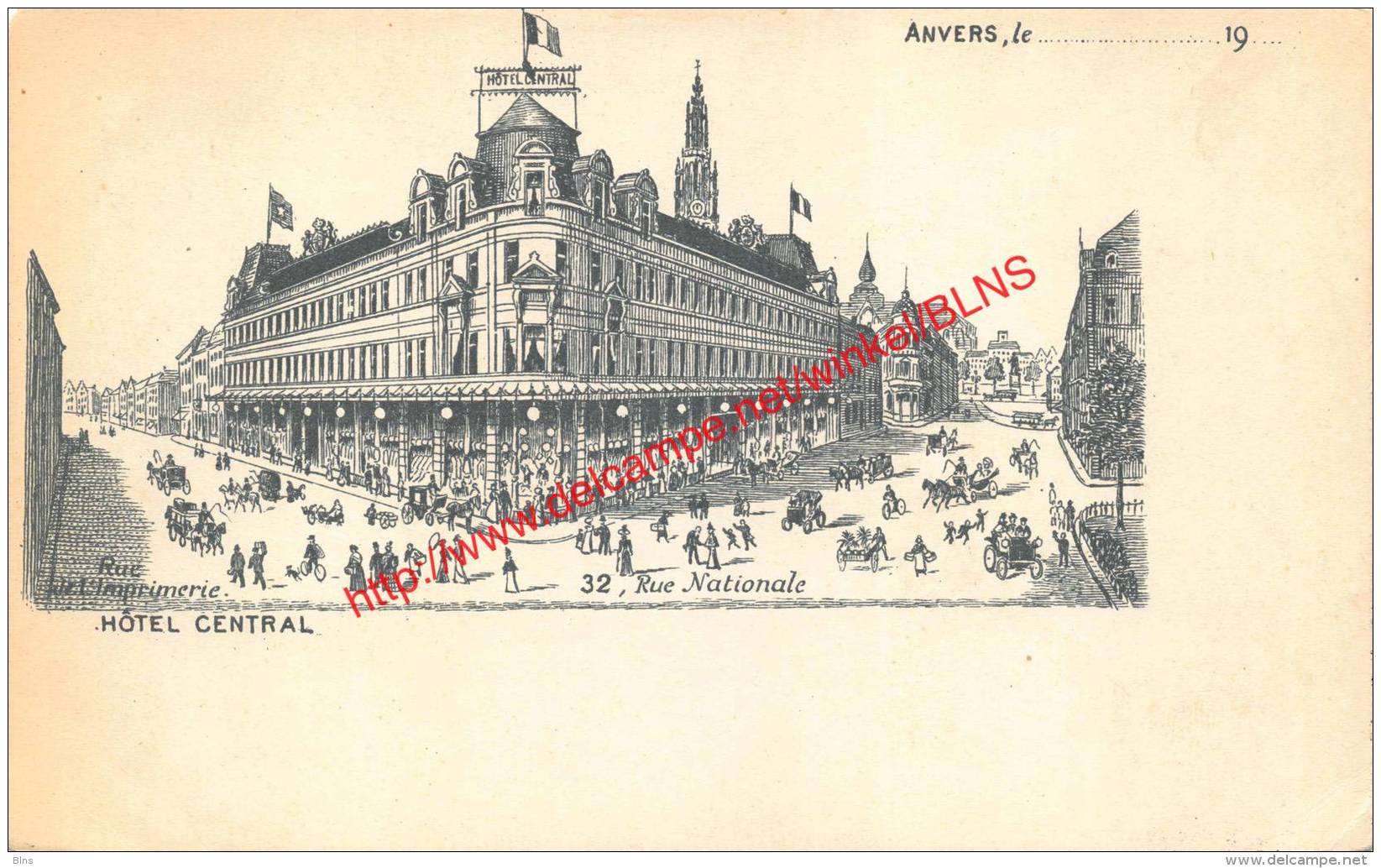 Hotel Central - Rue Nationale - Antwerpen - Antwerpen