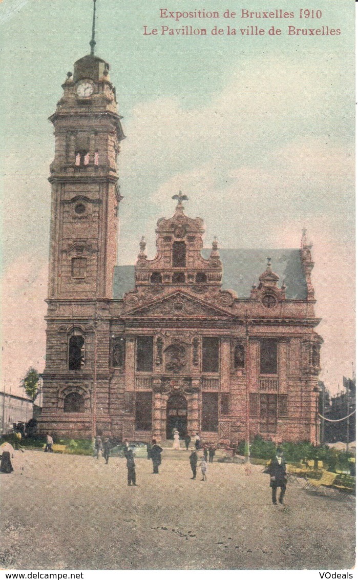 Bruxelles - CPA - Brussel - Exposition 1910 - Pavillon De La Ville Bruxelles - Wereldtentoonstellingen